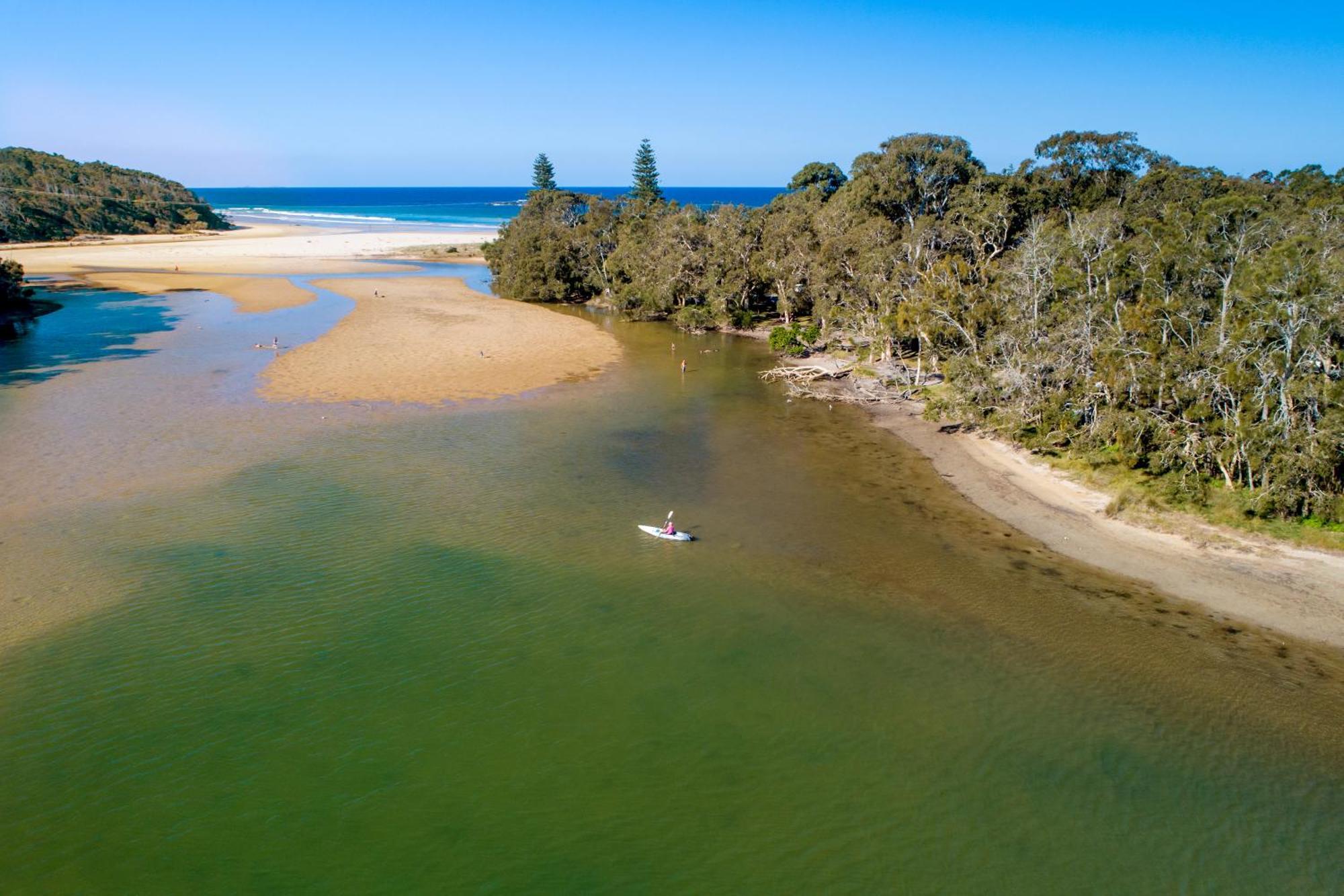 Woolgoolga Lakeside Holiday Park Otel Dış mekan fotoğraf